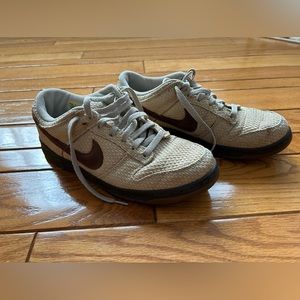 Nike Dunk Low Premium 'Hemp - Net Medium Brown Size 10.5 RARE